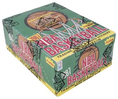 1987/88 Fleer Basketball Unopened Wax Box (36 Packs)